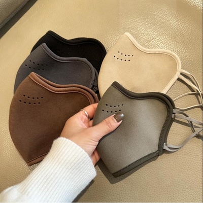 冬季防风口罩女高颜值冬防寒高颜值保暖骑车男款加厚挡风面罩