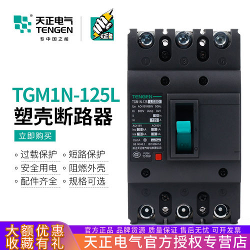 天正TGM1N-125L塑壳断路器空气