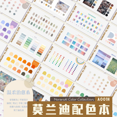 iPad电子手账素材goodnotes配色本下载手账配色灵感集色号可复制