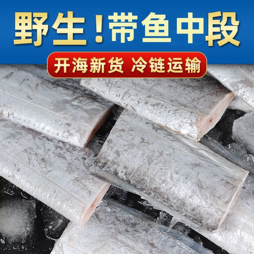 特惠带鱼段大号国产新鲜野生东海带鱼中段冷冻鲜活刀鱼油炸3斤5斤