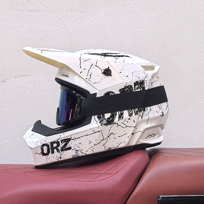 Orz绿道X6越野头盔送风镜全盔
