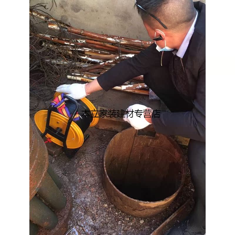 测量井水位仪电测绳线地下水监测矿热深井降水井观测孔钢丝水位|