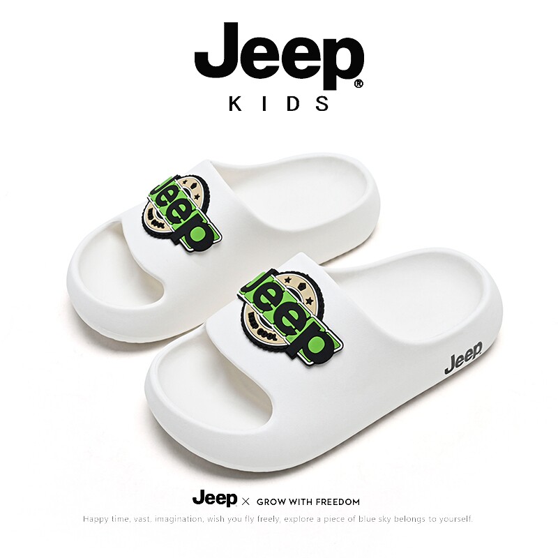 jeep儿童拖鞋男童凉拖鞋男孩耐磨休闲室内宝宝防滑外穿软底凉托潮