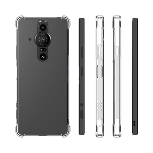 适用索尼xperia1iii手机壳5III/10气囊防摔壳Xperia1VII/10vi/5iv保护套简约xperiapro-i透明硅胶软壳xz2全包
