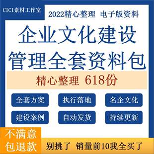 名企业文化建设管理体系方案例公司文化手册宣传理念活动策划模板