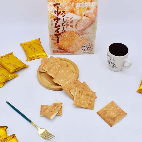 芝麻香千层酥饼干早餐下午茶点心