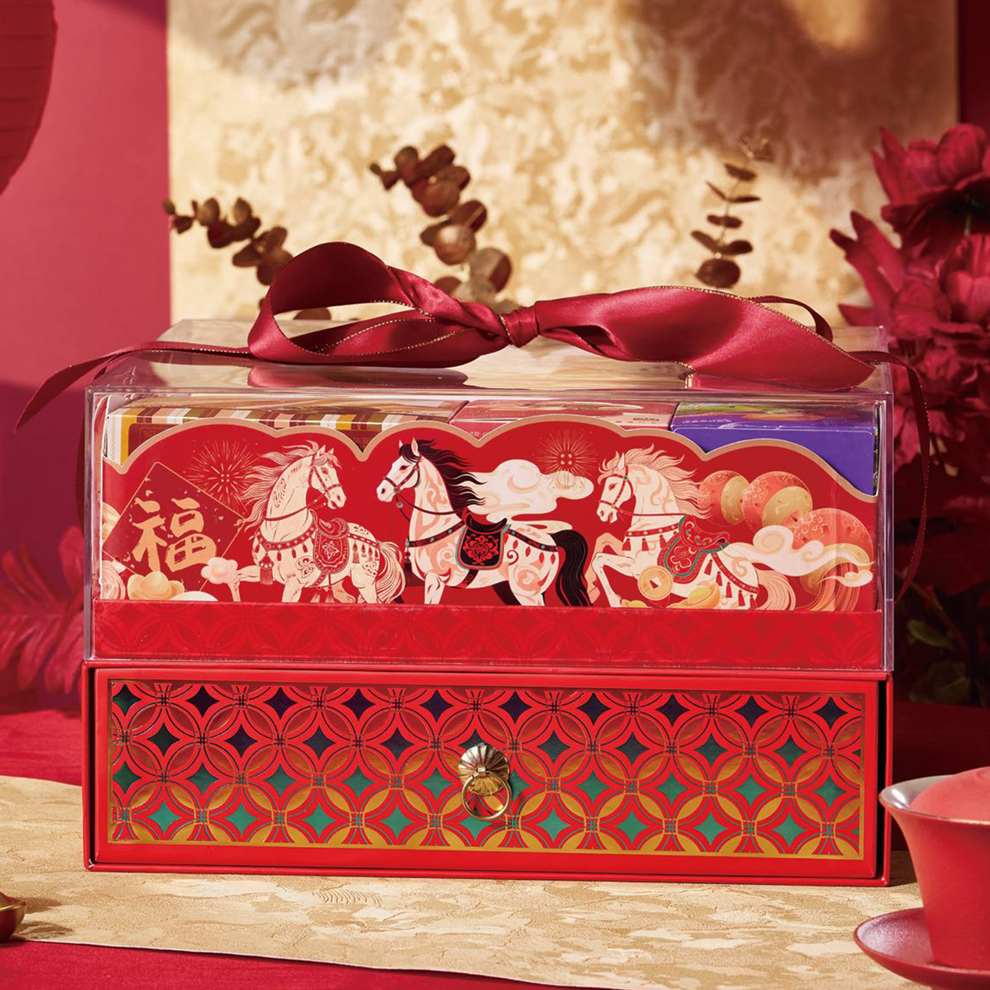 春日喜呈2026年货大礼包春节年货礼盒高档伴手礼品整箱E万马奔腾,零食/坚果/特产,坚果礼盒,淘宝优惠券,粉丝福利购,淘宝优惠卷