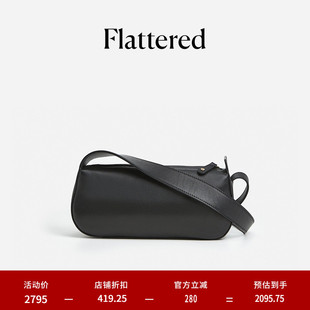 Tuna女士牛皮吐司包时尚 Flattered 法棍包大容量通勤单肩斜挎包