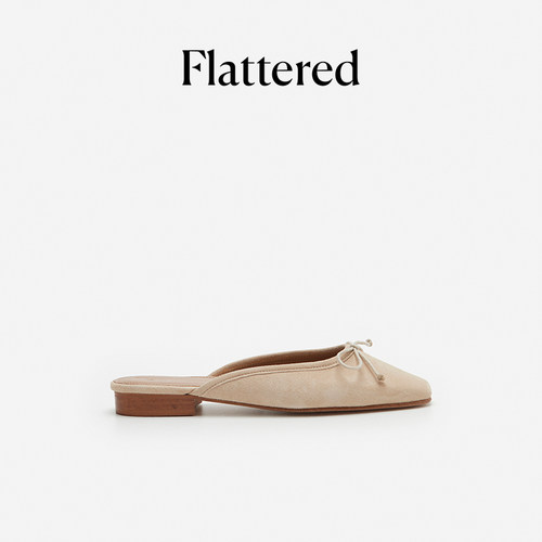 Flattered女士穆勒鞋平底凉拖
