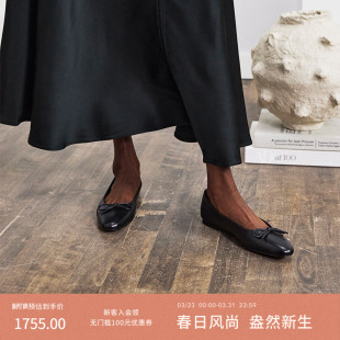 通勤平底单鞋 Bodil女士软羊皮手工芭蕾舞鞋 Flattered 和慌慌同款