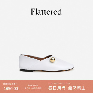 2026春新款 圆头平底奶奶鞋 Pepper女士羊皮极简深口单鞋 Flattered