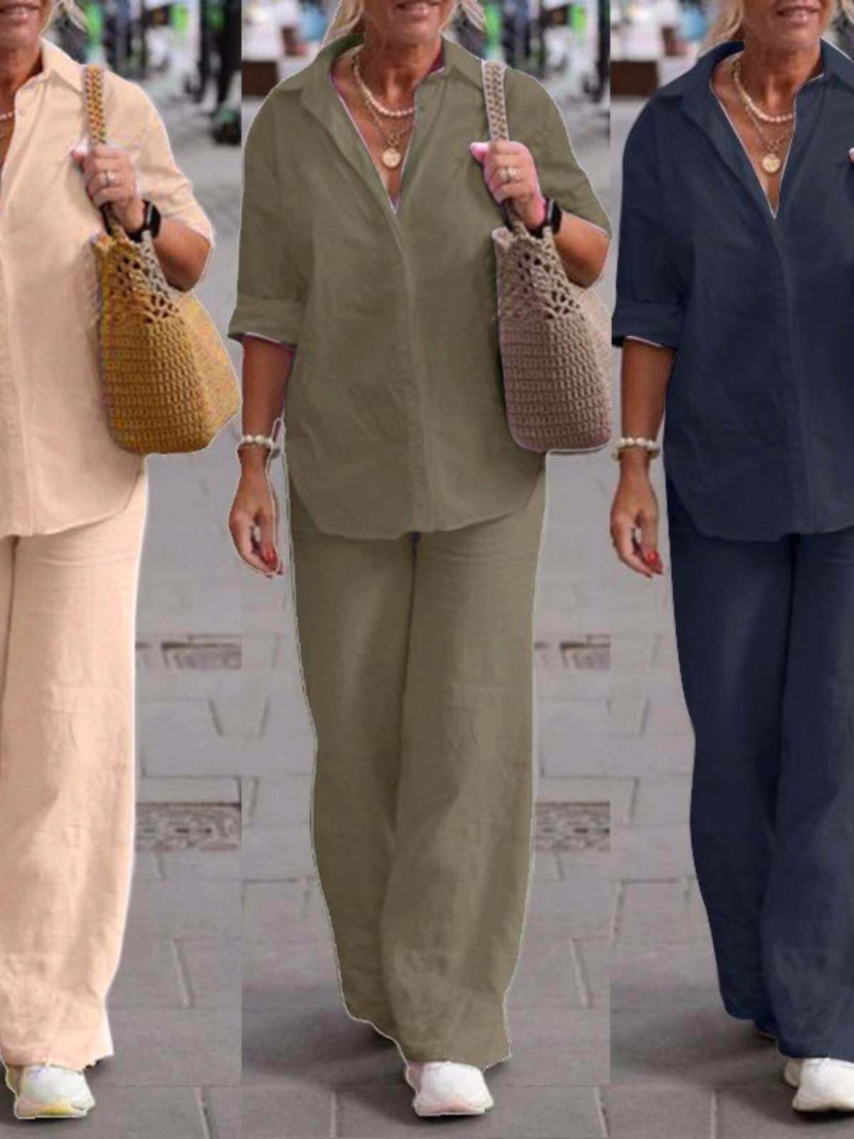 S-5XL fashion women 2set suit ladies tops pants 休闲两件套装