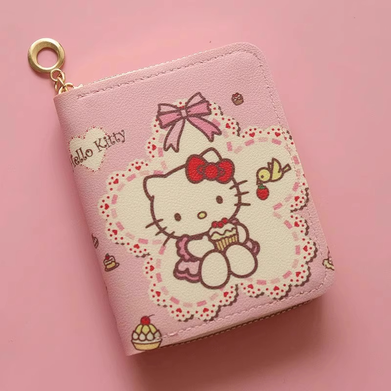 Hellokitty猫可爱零钱包女式零钱包学生硬币包小钱包凯蒂猫卡包女