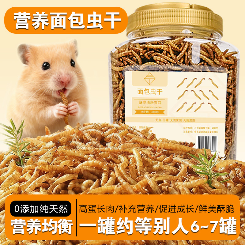 仓鼠面包虫干仓鼠零食金丝熊仓鼠粮食主粮芦丁鸡乌龟鹦鹉黄粉虫干,宠物/宠物食品及用品,鼠粮,淘宝优惠券,粉丝福利购,淘宝优惠卷