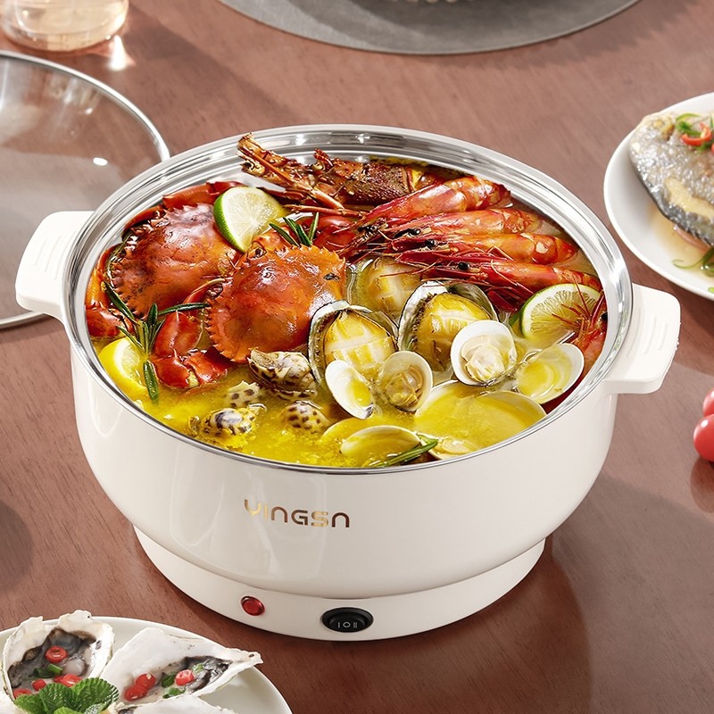 电煮锅无涂层正品食品级304不锈宿舍学生锅煮面熬汤煮粥神器锅钢,厨房电器,电煮锅,淘宝优惠券,粉丝福利购,淘宝优惠卷