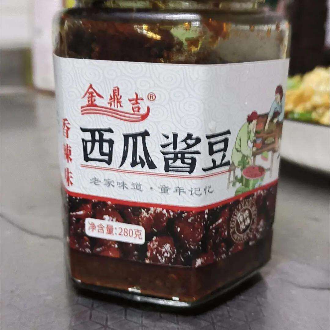 金鼎吉老牌子传统西瓜酱豆280g/瓶下饭酱夹馍拌面安徽河南山东特
