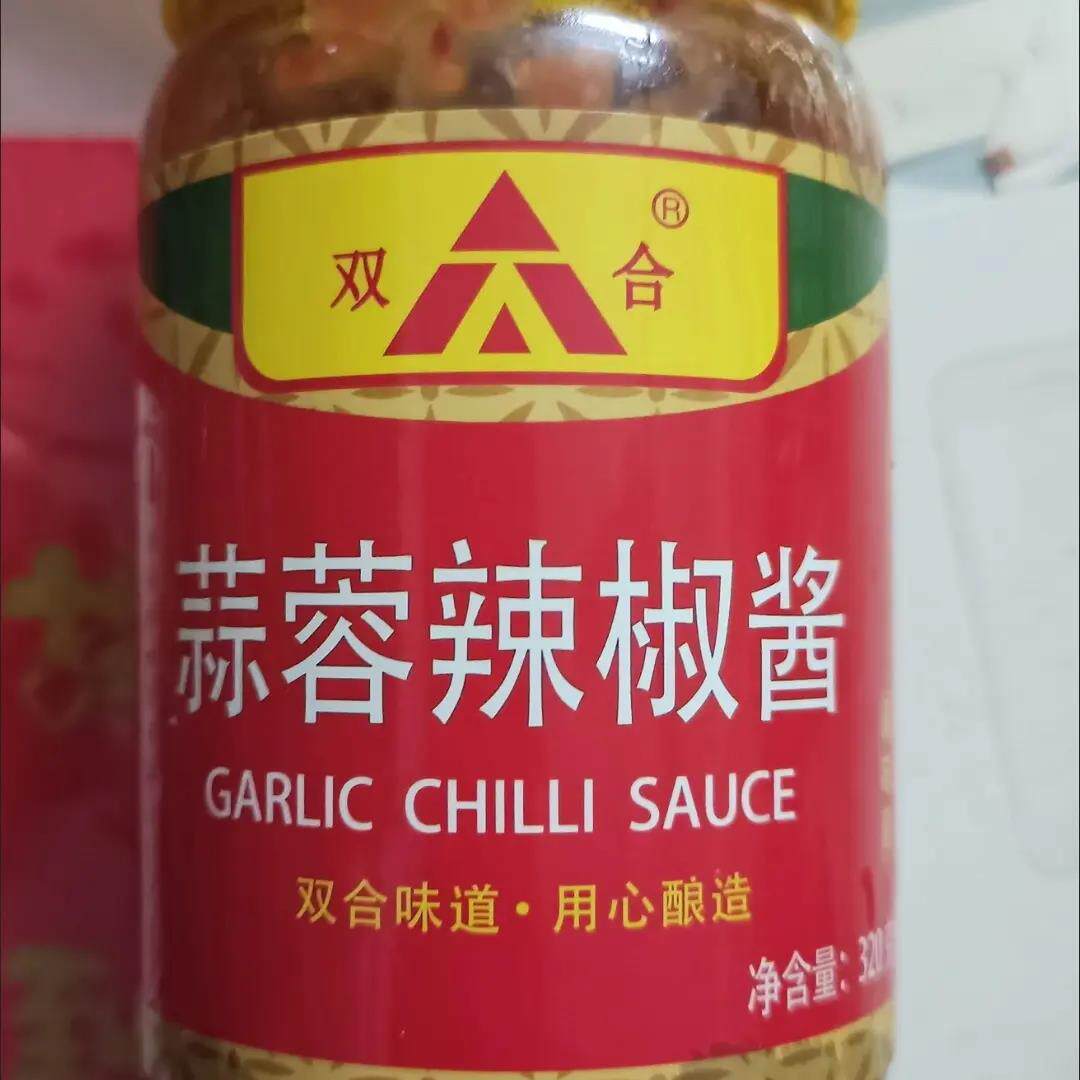 广西特产双合蒜蓉辣椒酱辣酱烧烤海鲜生蚝火锅蘸料拌饭拌面酱蒜香