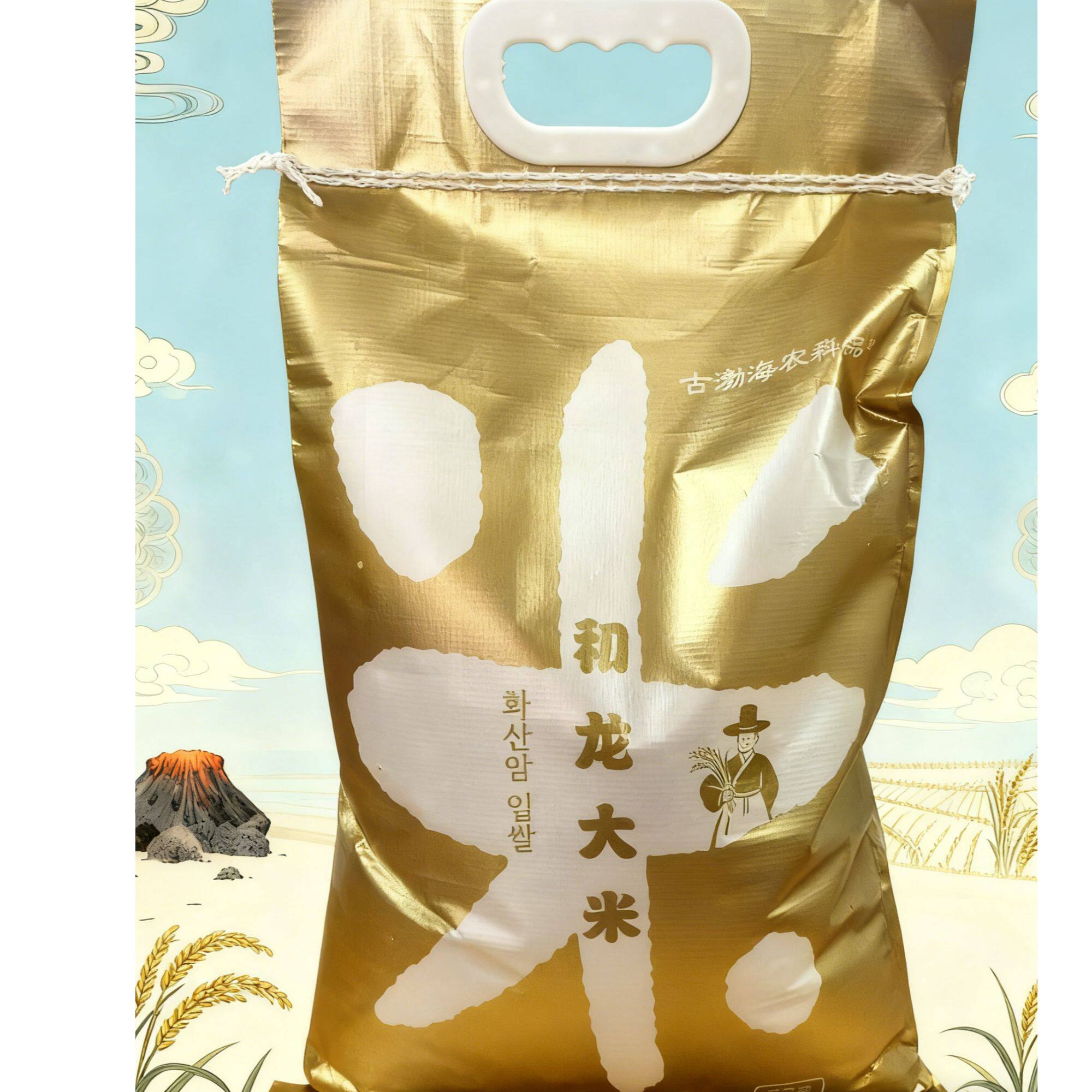 延边小玉一家人火山岩长白山大米
