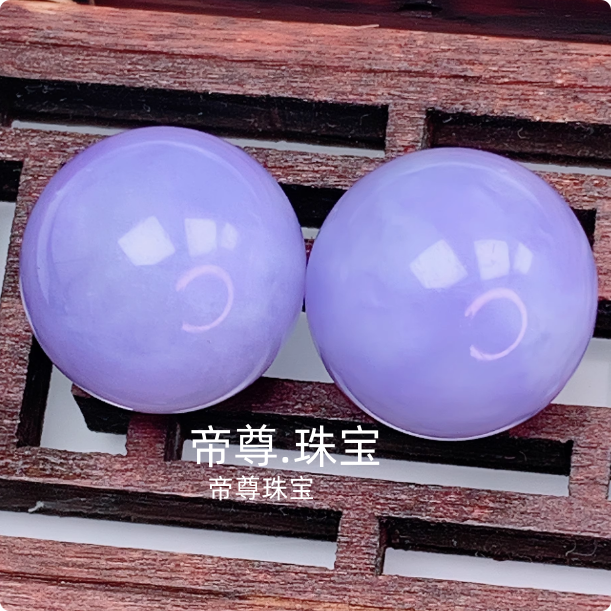 紫罗兰圆珠子转运珠配饰配珠