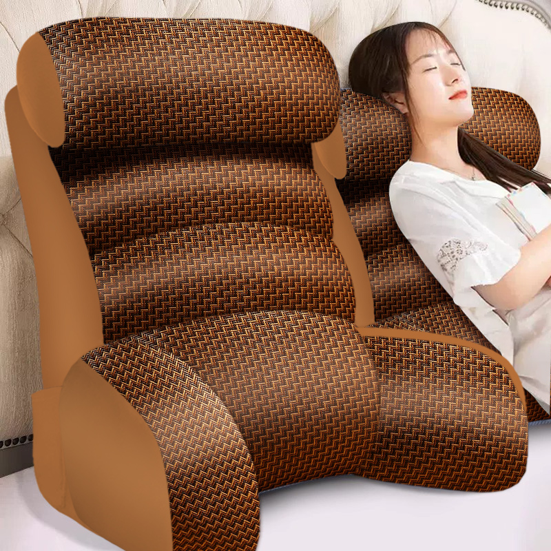 靠枕床头软包大靠背神器床上护腰靠垫手机看电视沙发半躺夏季冰丝