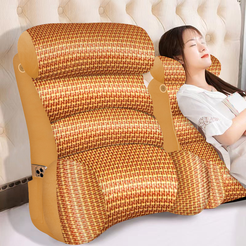 床头靠垫软包大靠背靠枕神器床上沙发腰靠老人护腰靠背垫夏凉感枕