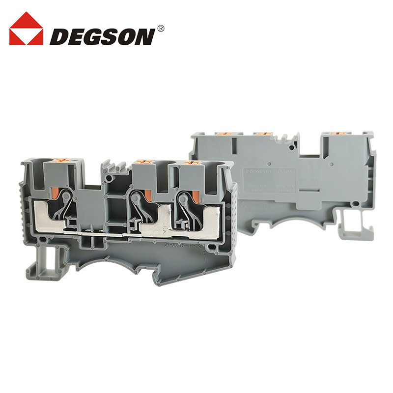 DEGSON高松导轨式接线端子台DS6-TW-01P-11-00AH菲尼克斯PT6-TWIN