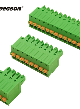 DEGSON高正高松弹簧插拔式PCB接线端子15EDGKD-3.81-XXP-14-00ZH