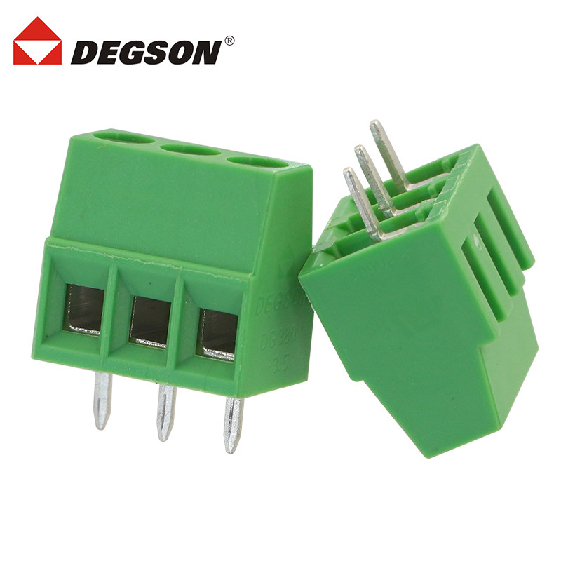 DEGSON宁波高正高松螺钉式焊板PCB接线端子DG380-3.5-02P-14-00AH