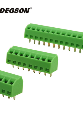 DEGSON高正高松DG381S斜面3.81MM螺钉式PCB接线端子KF127S/SMKDS1