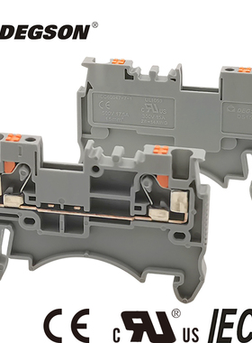 DEGSON高松直插导轨式接线端子DS1.5-01P-11-00ZH凤凰PT1.5 DP1.5