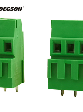 DEGSON高正连接器高松螺钉式PCB接线端子DG500H-5.08-02P-14-00AH