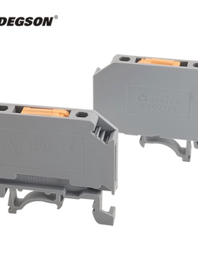 DEGSON高松螺钉式闸刀开关接线端子排PCMT2.5-01P-11-00A刀闸分断