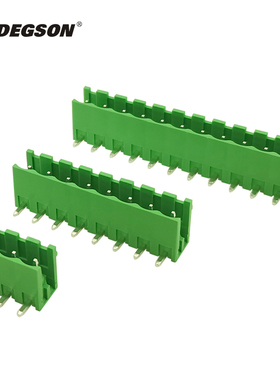 DEGSON高正高松插拔式PCB接线端子弯针座2EDGR-5.08-02P-14-00AH