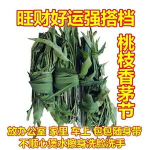 新鲜现摘思茅抹草桃枝叶柚子叶黄皮叶洗澡嗨劈邪驱蚊租房旅行需备