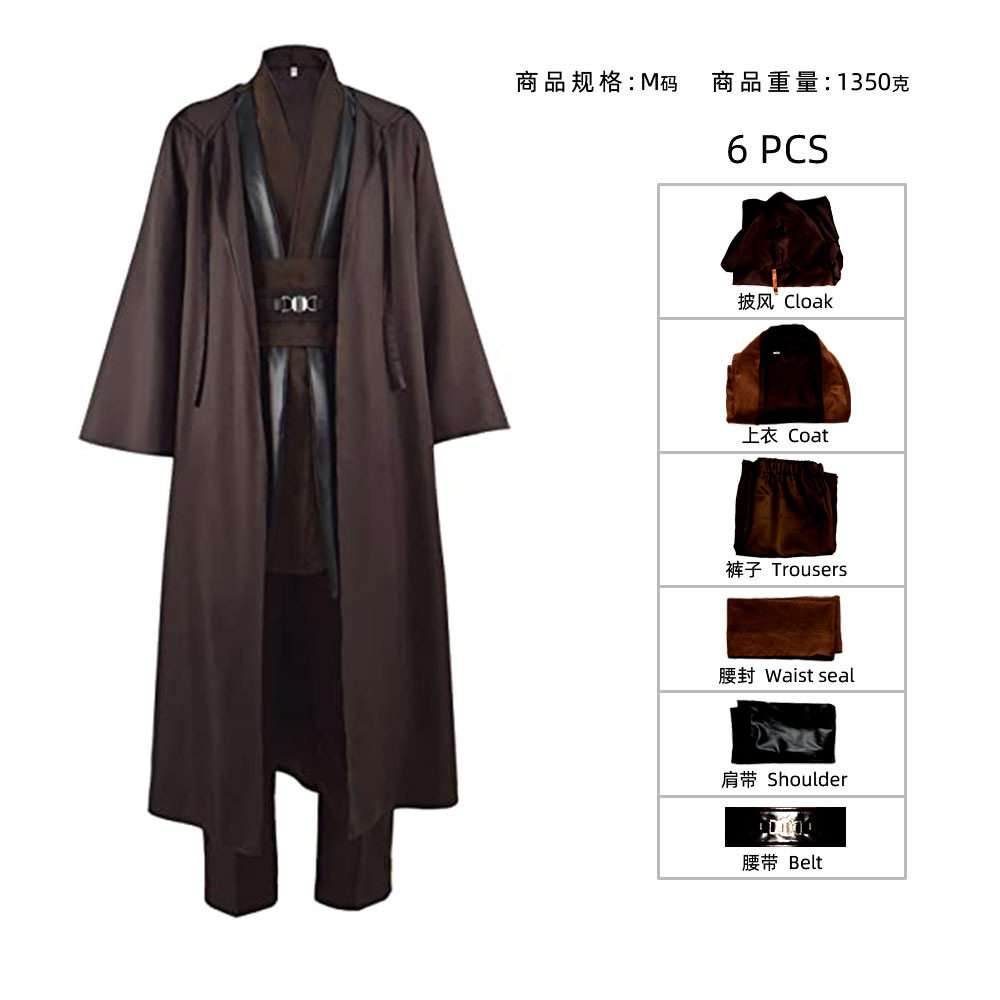 星球大战cos服安纳金欧比旺同款角色扮演舞台表演服万圣节服装