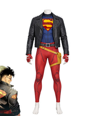 DC超级小子cos服康艾尔超人克隆superboy套装漫展万圣节角色扮演