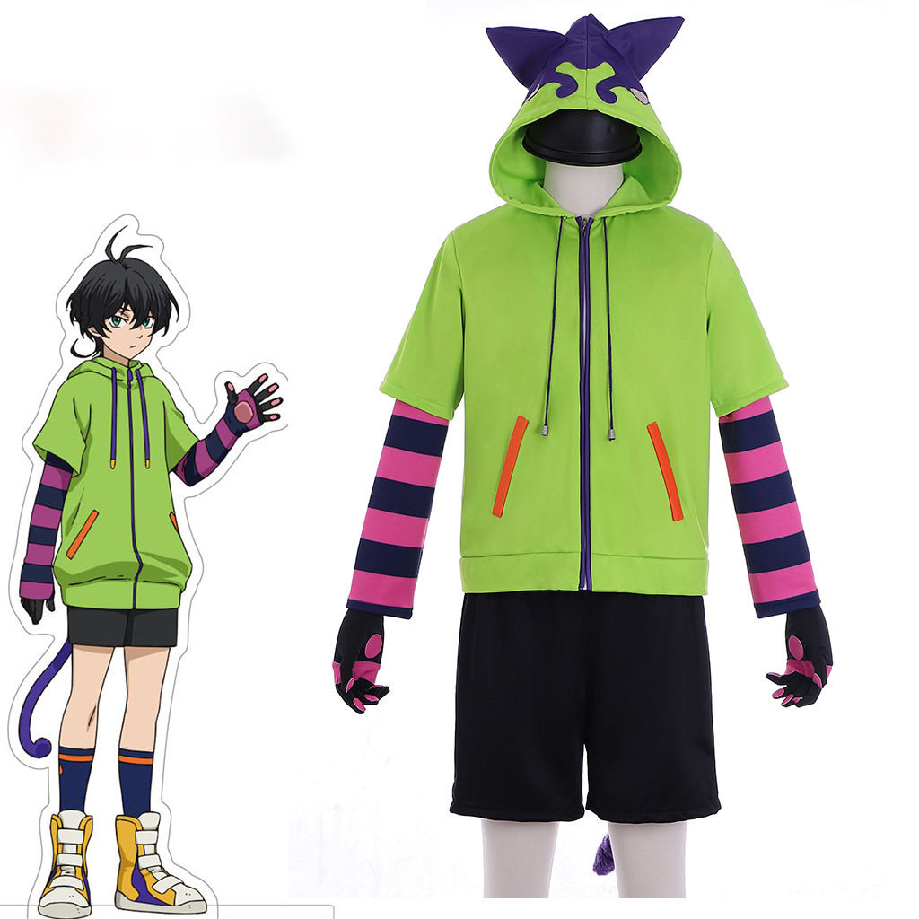 无限滑板COS服SK8无限滑板MIYA知念实也cos服装无限滑板cosplay - 实物图