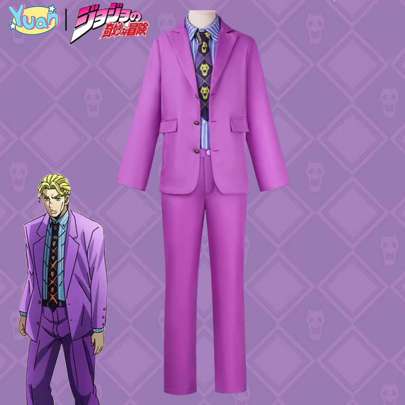 JOJO的奇妙冒险不灭钻石cos服吉良吉影二次元动漫服装cosplay衣服