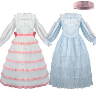 小美人鱼cos服真人版公主连衣裙cosplay万圣节舞台表演服装