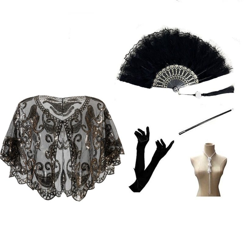 2022wish跨境爆款新款欧美蕾丝婚纱礼服亮片流苏披肩亚马逊