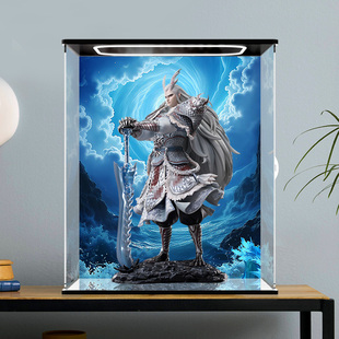 FunCrazy哪吒之魔童闹海敖光展示盒模型手办亚克力防尘罩子