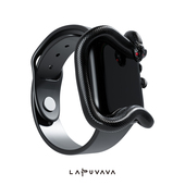 S10 LAPUVAVA适用苹果手表iwatch保护壳黑蛇表壳表带S11