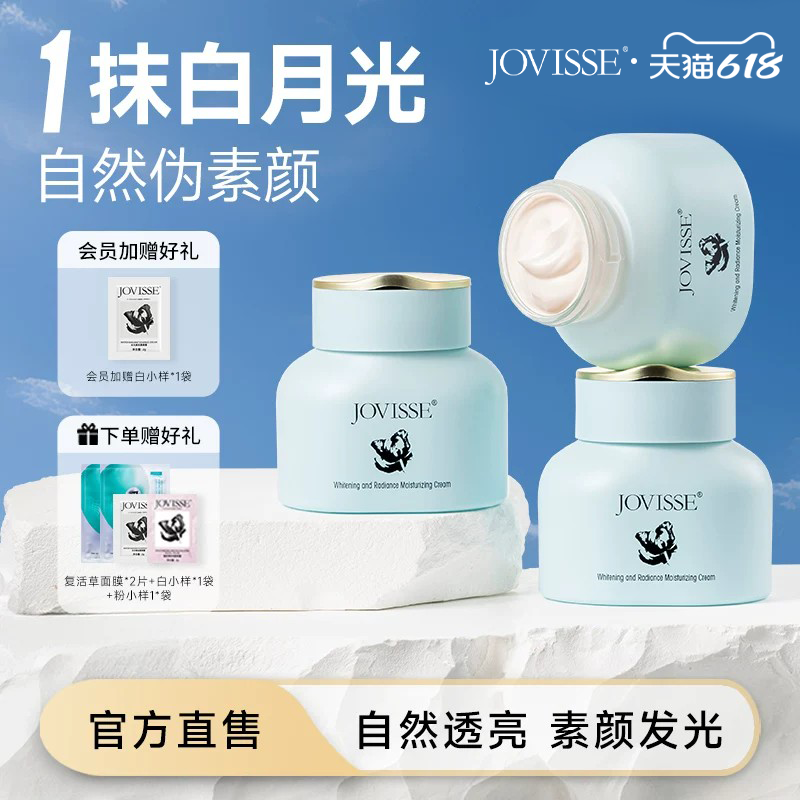 素颜霜散粉美白脸部身体面霜懒人保湿乳液裸妆前学生秋冬季专用女