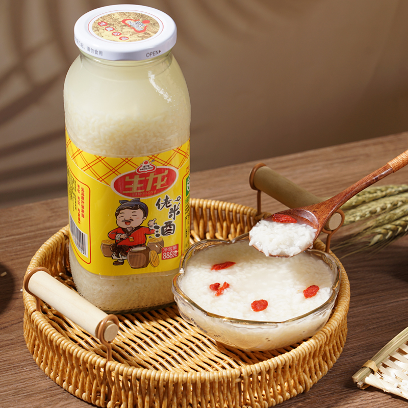 生龙孝感米酒888g佬米酒月子醪糟
