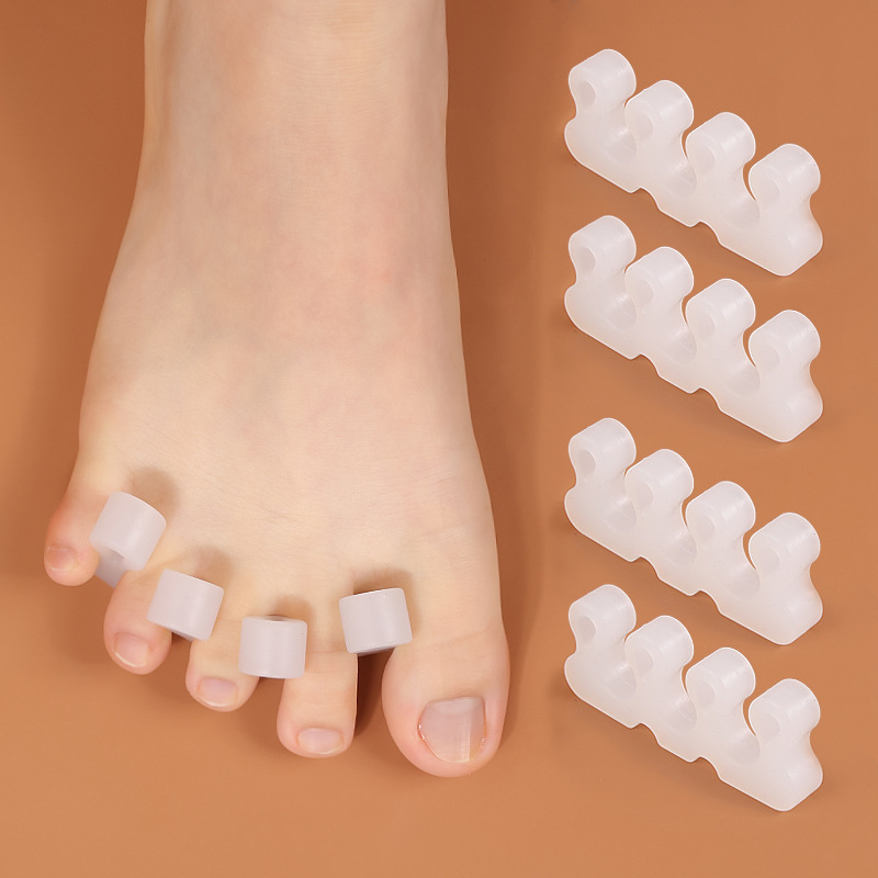 日本topwhit五指外翻矫正器脚趾重叠分离器硅胶拇指矫正器部分