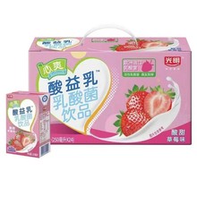光明原味酸益乳酸菌饮品250ml草莓口味酸奶24盒儿童早餐牛奶整箱
