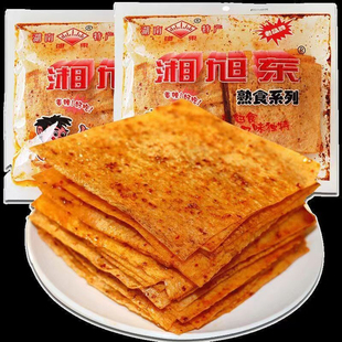 湘旭东麻辣片辣条怀旧儿时小零食网红老式 大辣片手工豆皮湖南特产