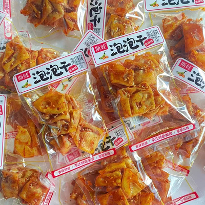 斯娃泡泡干平江特产网红辣条零食
