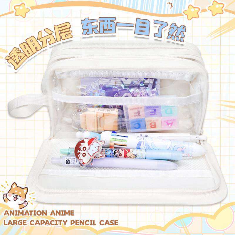 痛包新款女大便携大容量鬼灭之刃笔袋学生妻善铅笔盒动漫Slayer