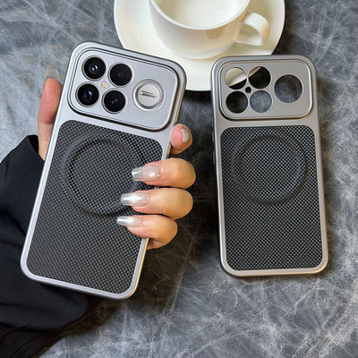 磁吸适用红米k90promax手机壳肤感银色红米k90保护套全包硬壳防摔k90高档真科纳黑简约男女